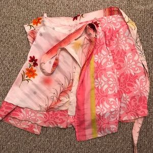 Darn Good Yarn Mini Sari Wrap Skirt Regular NEW